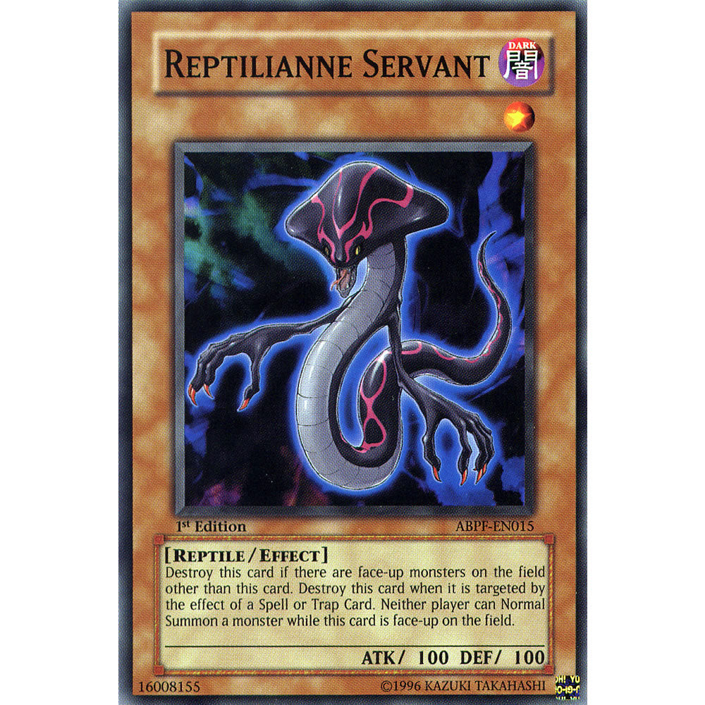 Reptilianne Servant ABPF-EN015 Yu-Gi-Oh! Card from the Absolute Powerforce Set
