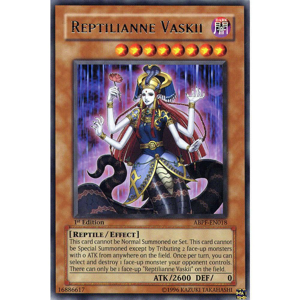 Reptilianne Vaskii ABPF-EN018 Yu-Gi-Oh! Card from the Absolute Powerforce Set