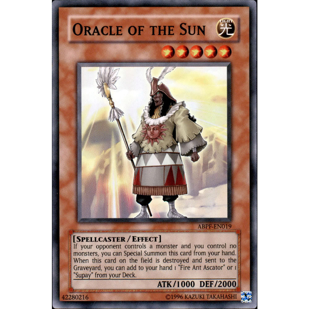 Oracle Of The Sun ABPF-EN019 Yu-Gi-Oh! Card from the Absolute Powerforce Set