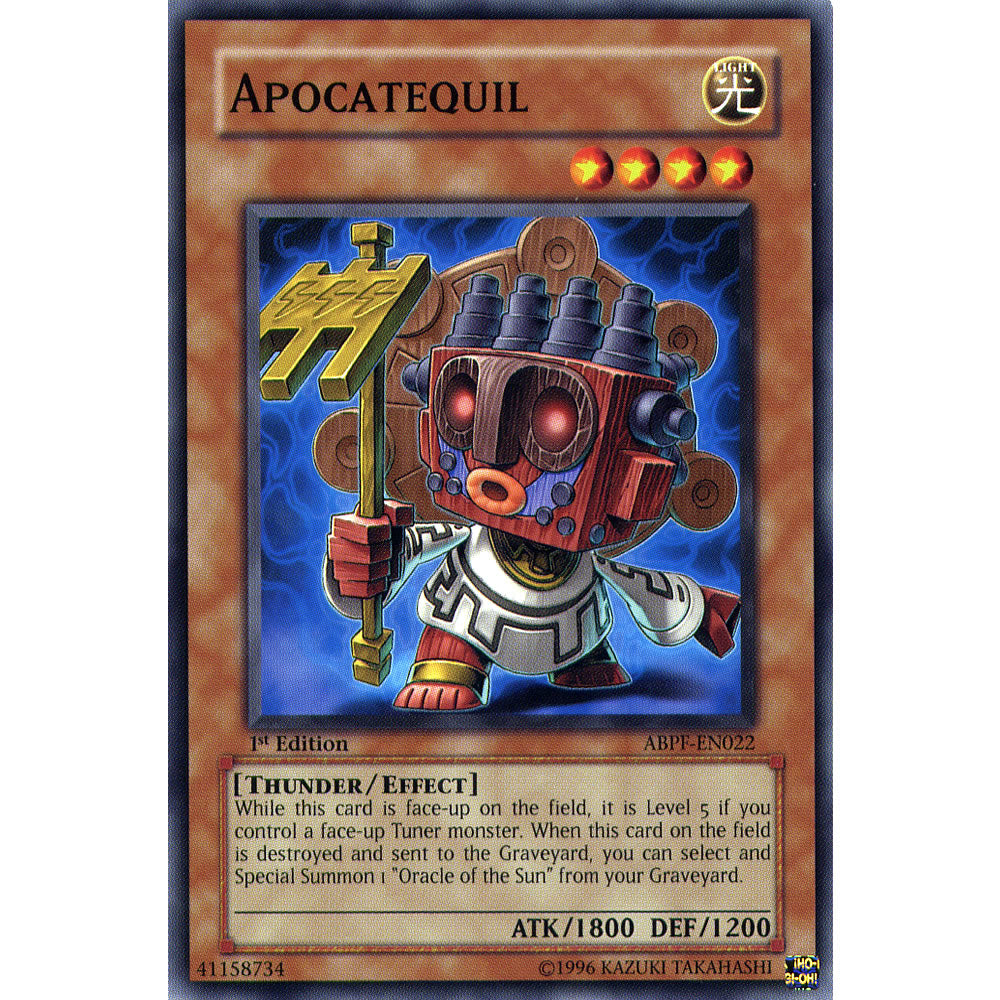 Apocatequil ABPF-EN022 Yu-Gi-Oh! Card from the Absolute Powerforce Set