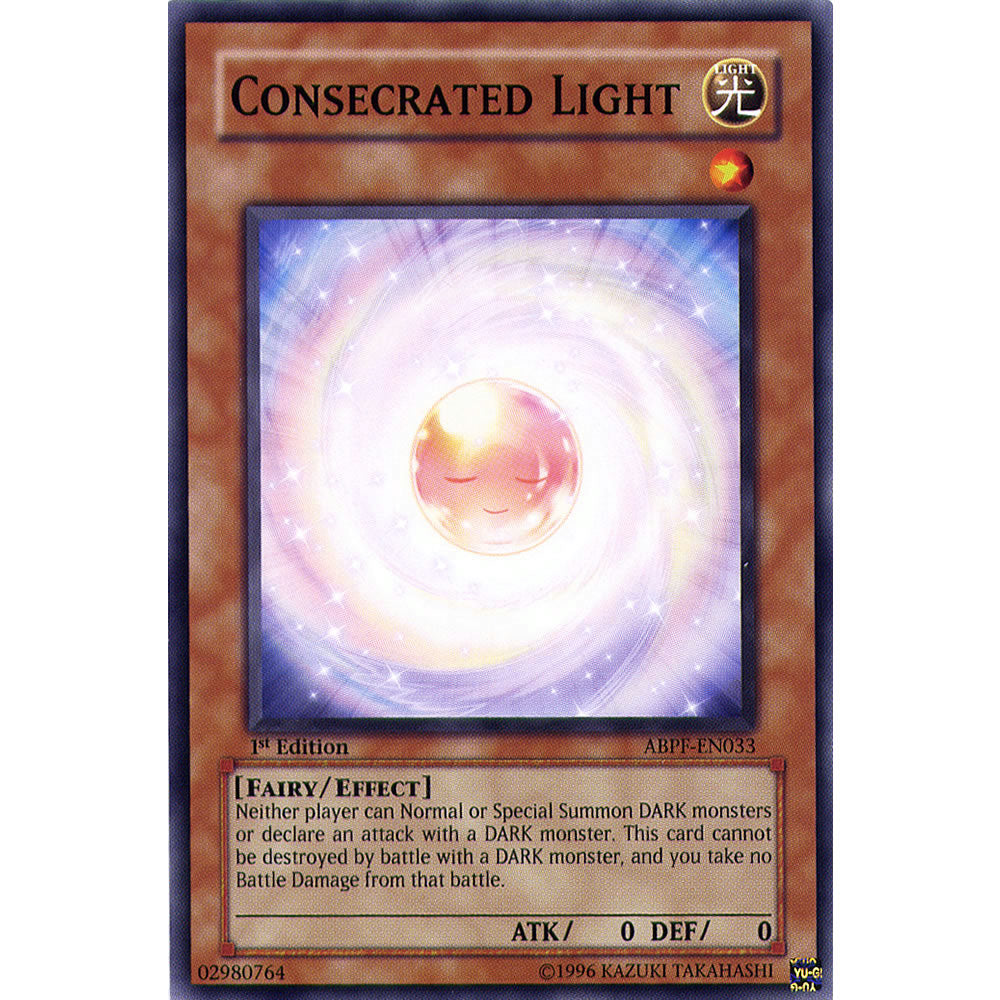 Consecrated Light ABPF-EN033 Yu-Gi-Oh! Card from the Absolute Powerforce Set
