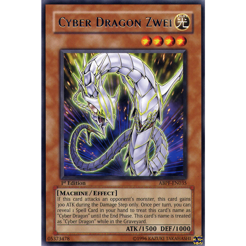 Cyber Dragon Zwei ABPF-EN035 Yu-Gi-Oh! Card from the Absolute Powerforce Set