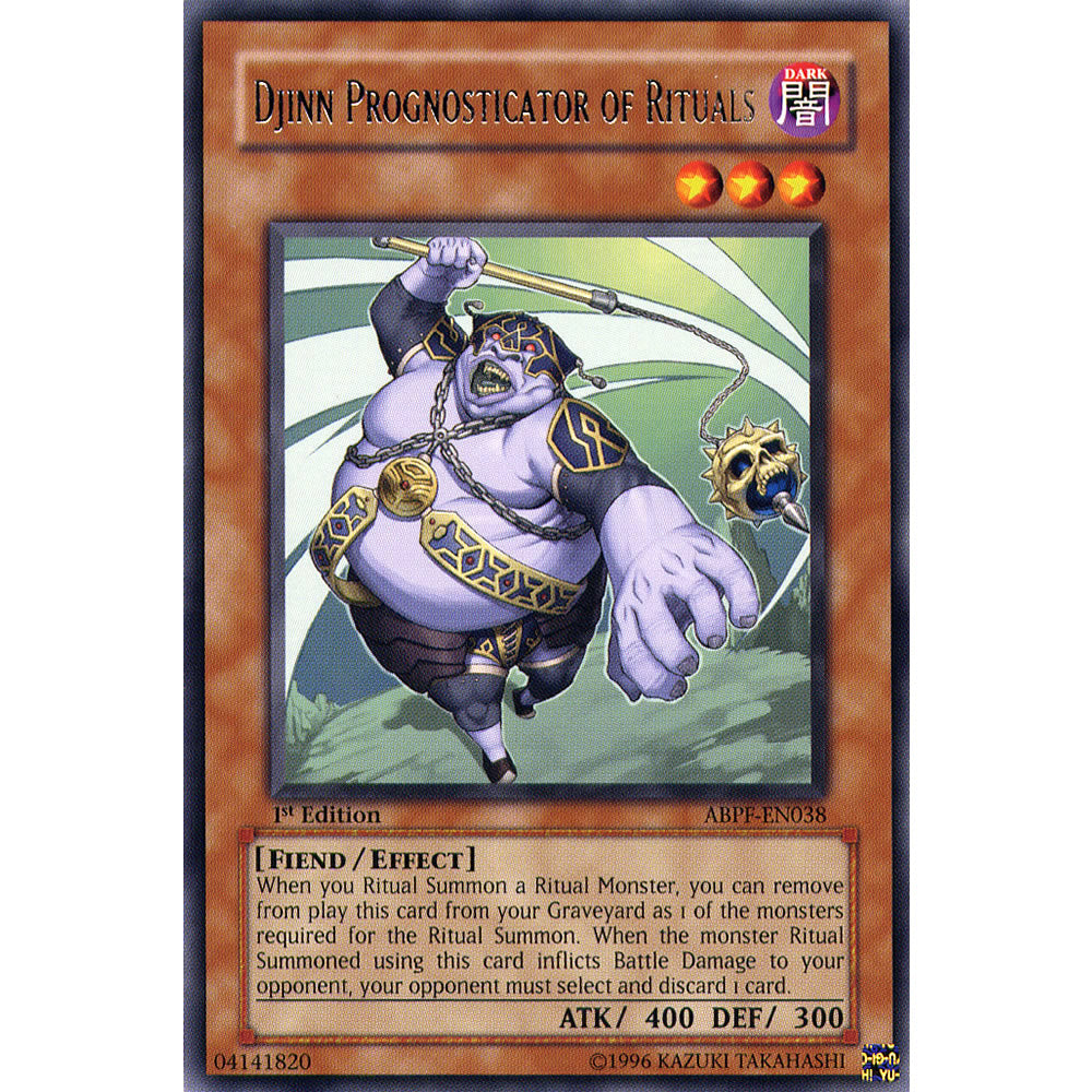 Djinn Prognosticator Of Rituals ABPF-EN038 Yu-Gi-Oh! Card from the Absolute Powerforce Set