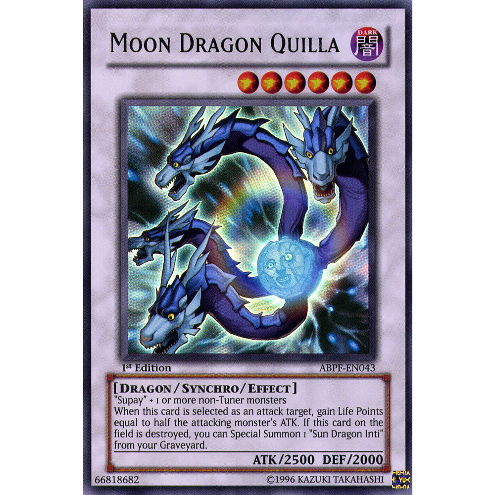 Moon Dragon Quilla ABPF-EN043 Yu-Gi-Oh! Card from the Absolute Powerforce Set