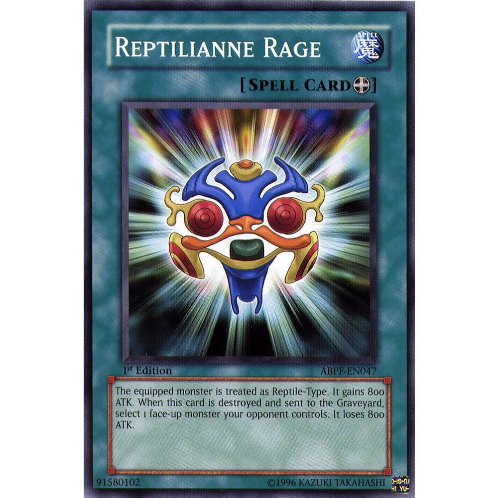 Reptilianne Rage ABPF-EN047 Yu-Gi-Oh! Card from the Absolute Powerforce Set
