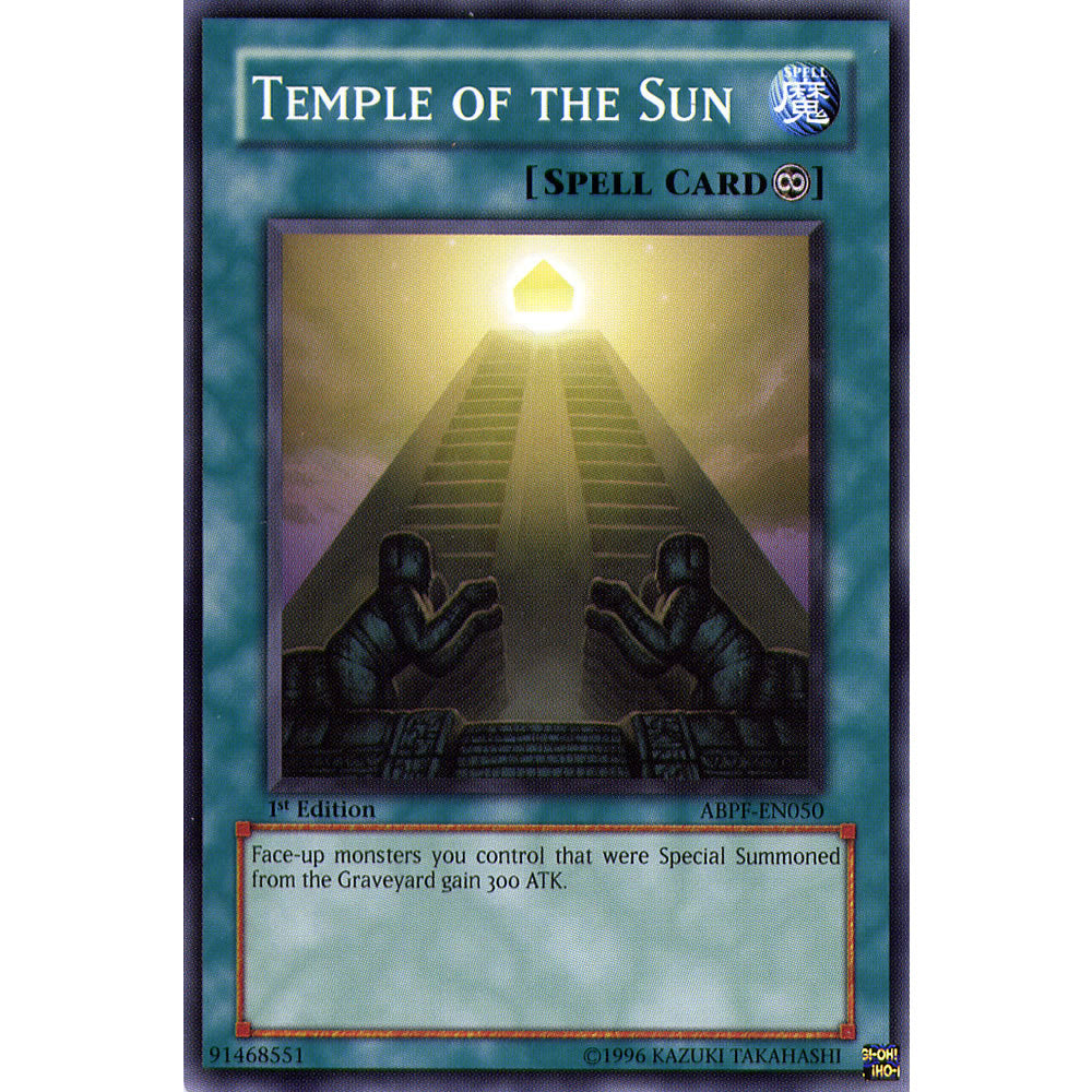 Temple Of The Sun ABPF-EN050 Yu-Gi-Oh! Card from the Absolute Powerforce Set