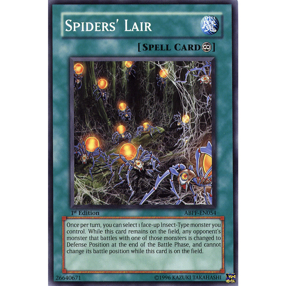 Spiders Lair ABPF-EN054 Yu-Gi-Oh! Card from the Absolute Powerforce Set