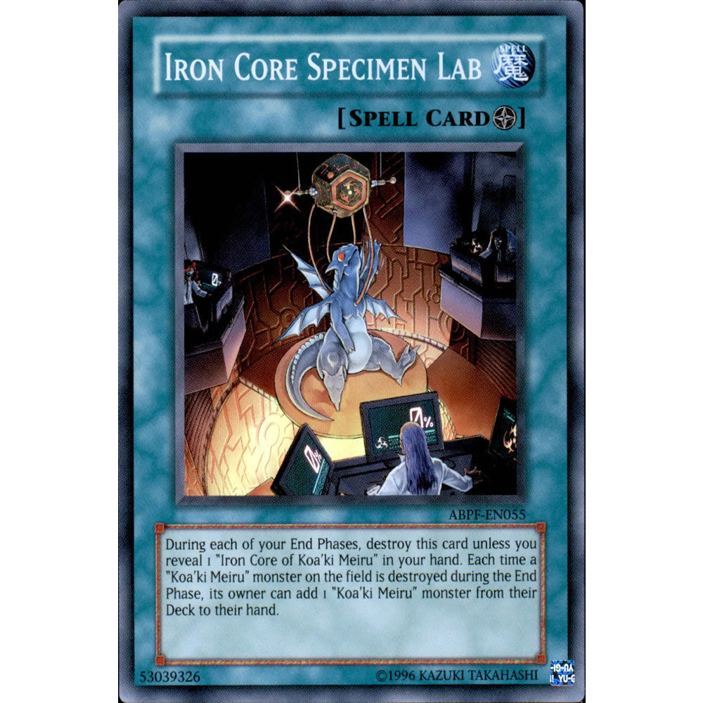 Iron Core Specimen Lab ABPF-EN055 Yu-Gi-Oh! Card from the Absolute Powerforce Set