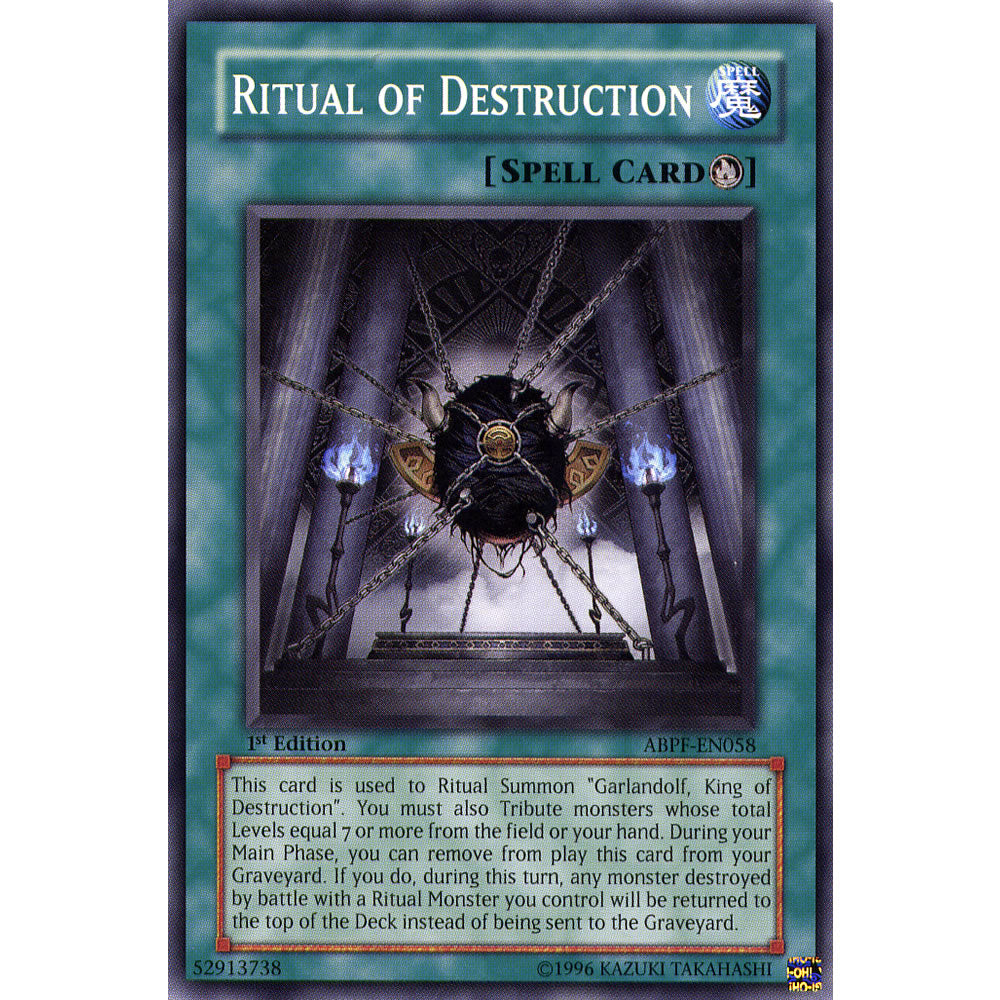 Ritual of Destruction ABPF-EN058 Yu-Gi-Oh! Card from the Absolute Powerforce Set