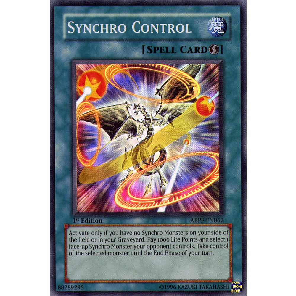 Synchro Control ABPF-EN062 Yu-Gi-Oh! Card from the Absolute Powerforce Set