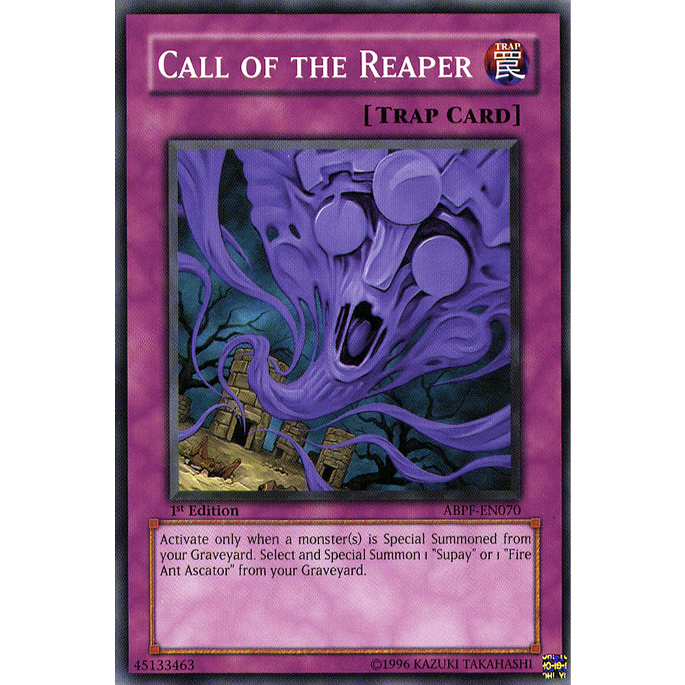 Call Of The Reaper ABPF-EN070 Yu-Gi-Oh! Card from the Absolute Powerforce Set