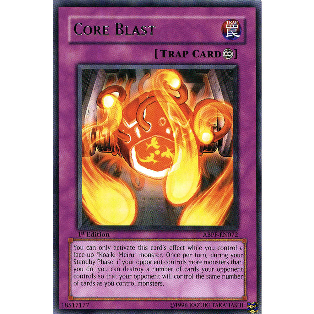 Core Blast ABPF-EN072 Yu-Gi-Oh! Card from the Absolute Powerforce Set