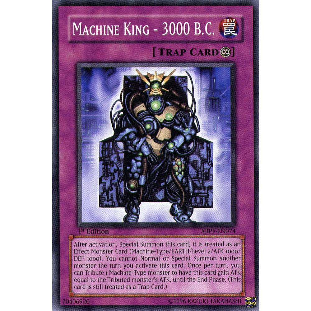Machine King - 3000 B.C. ABPF-EN074 Yu-Gi-Oh! Card from the Absolute Powerforce Set