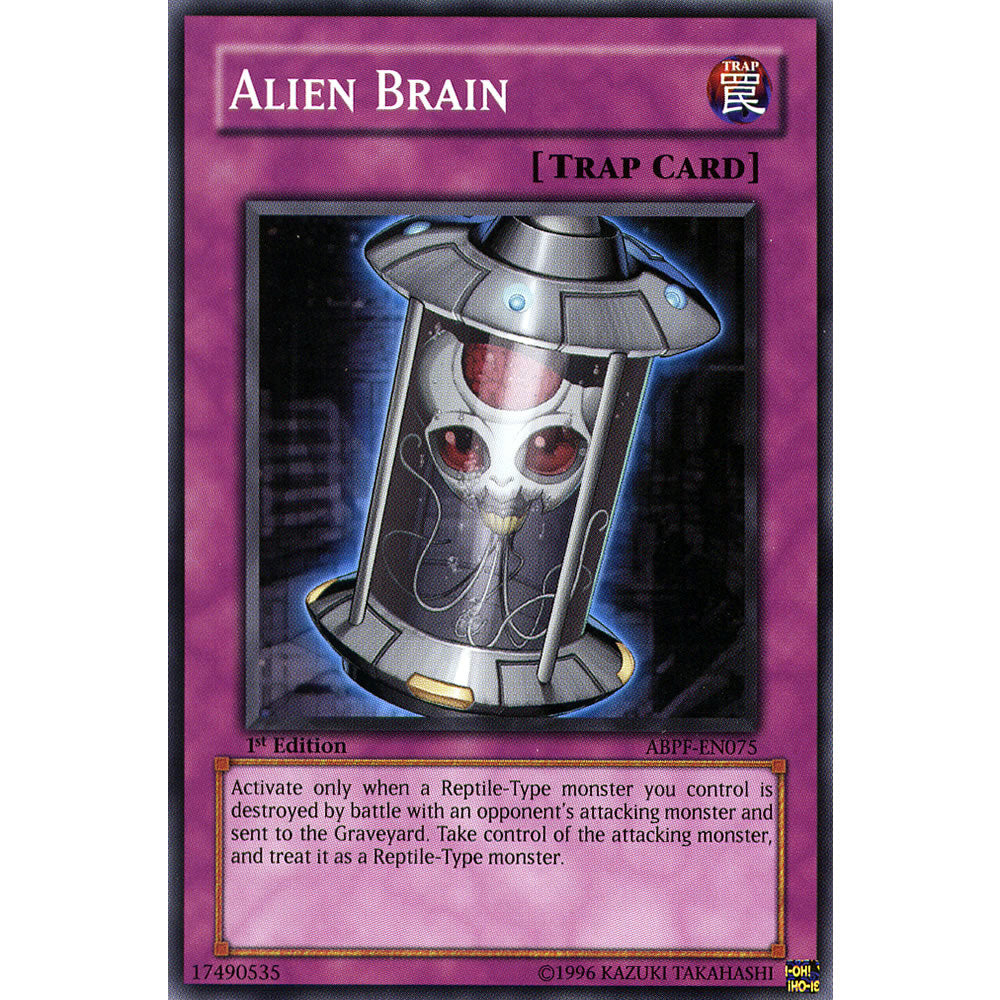 Alien Brain ABPF-EN075 Yu-Gi-Oh! Card from the Absolute Powerforce Set