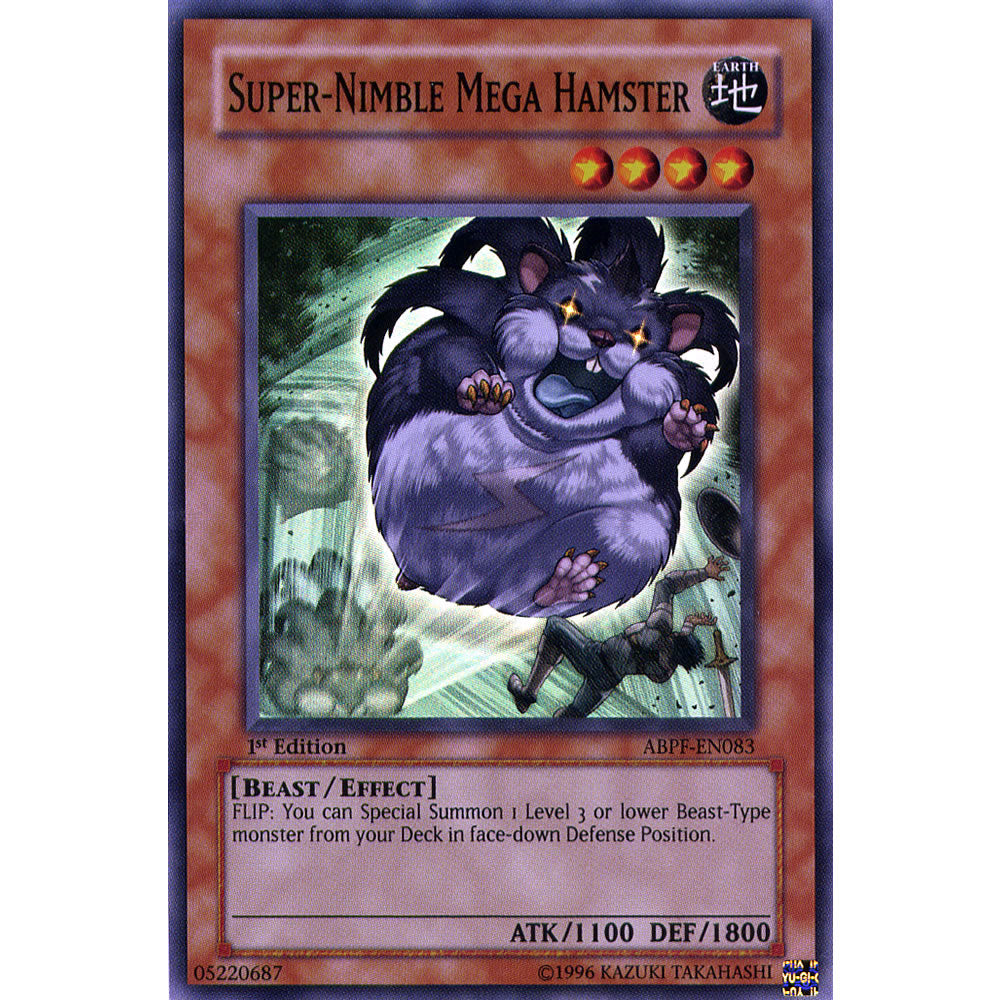 Super Nimble Mega Hamster ABPF-EN083 Yu-Gi-Oh! Card from the Absolute Powerforce Set