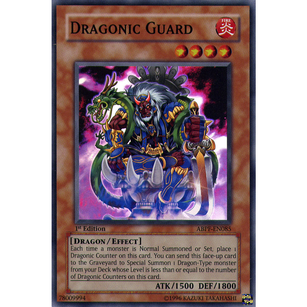 Dragonic Guard ABPF-EN085 Yu-Gi-Oh! Card from the Absolute Powerforce Set