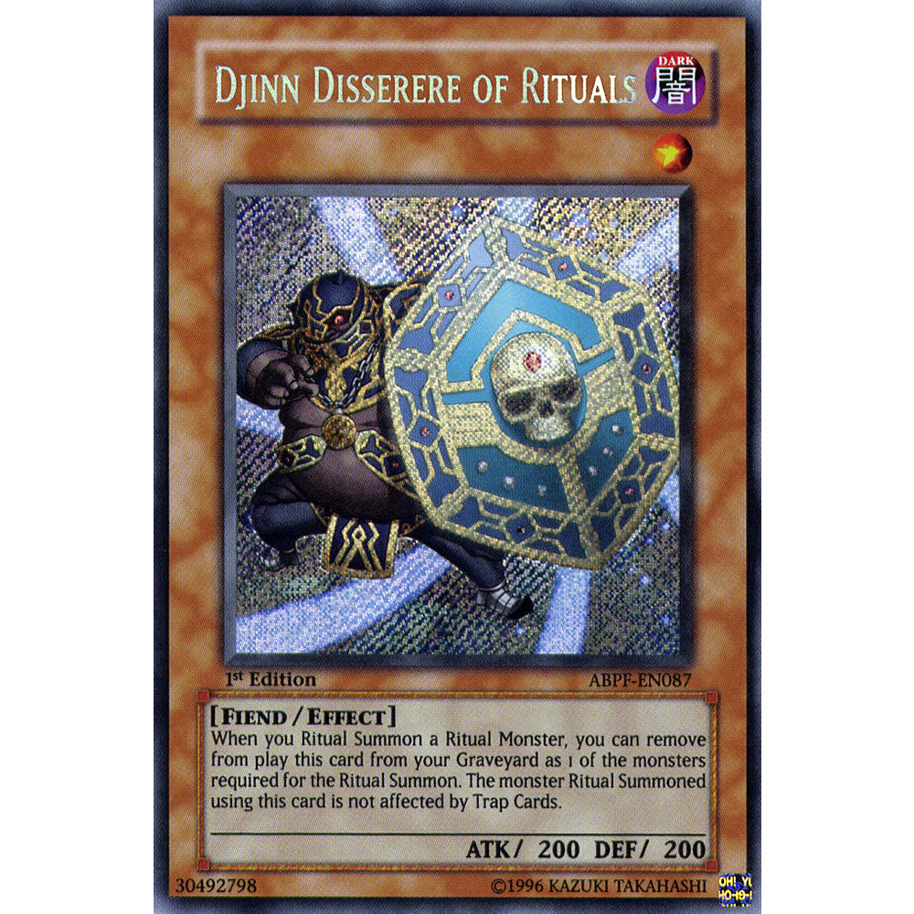 Djinn Disserere Of Rituals ABPF-EN087 Yu-Gi-Oh! Card from the Absolute Powerforce Set