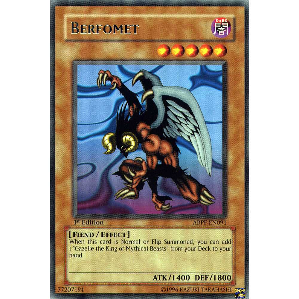 Berfomet ABPF-EN091 Yu-Gi-Oh! Card from the Absolute Powerforce Set