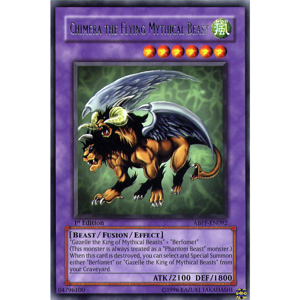 Chimera The Flying Mythical Beast ABPF-EN092 Yu-Gi-Oh! Card from the Absolute Powerforce Set