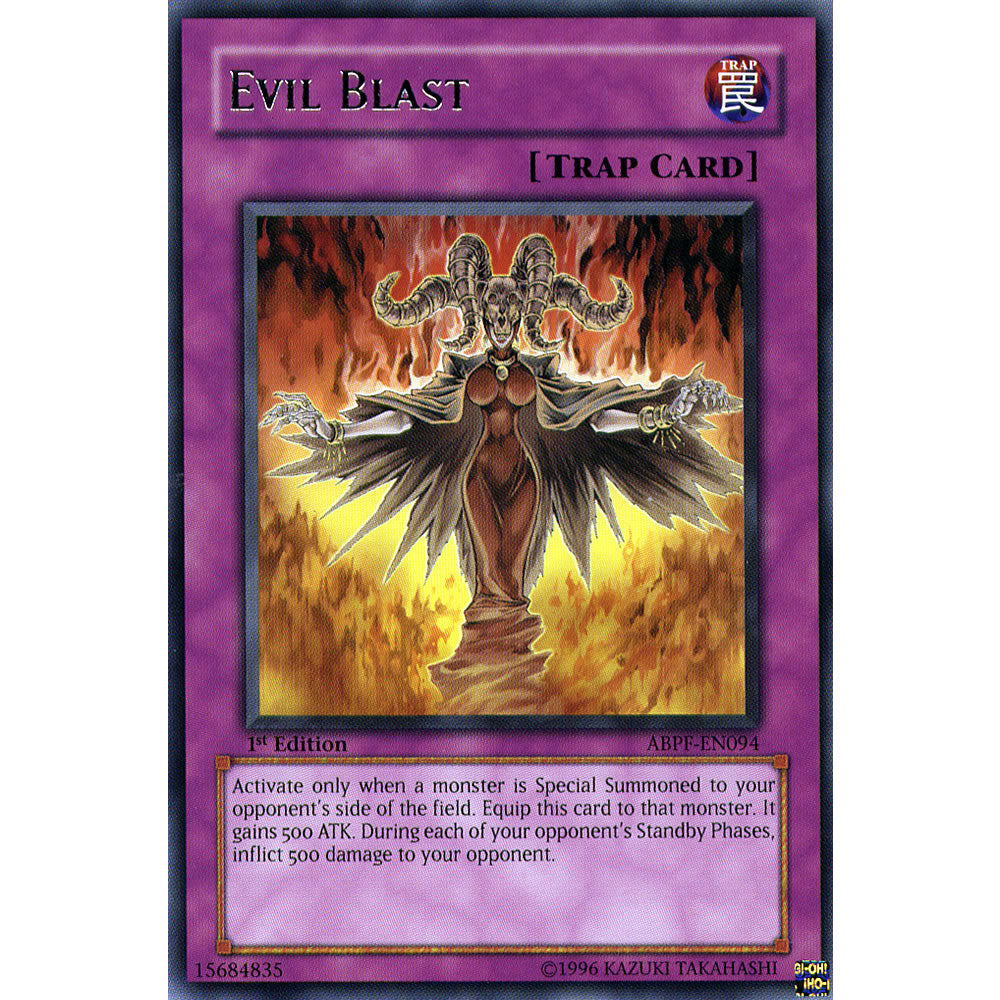 Evil Blast ABPF-EN094 Yu-Gi-Oh! Card from the Absolute Powerforce Set
