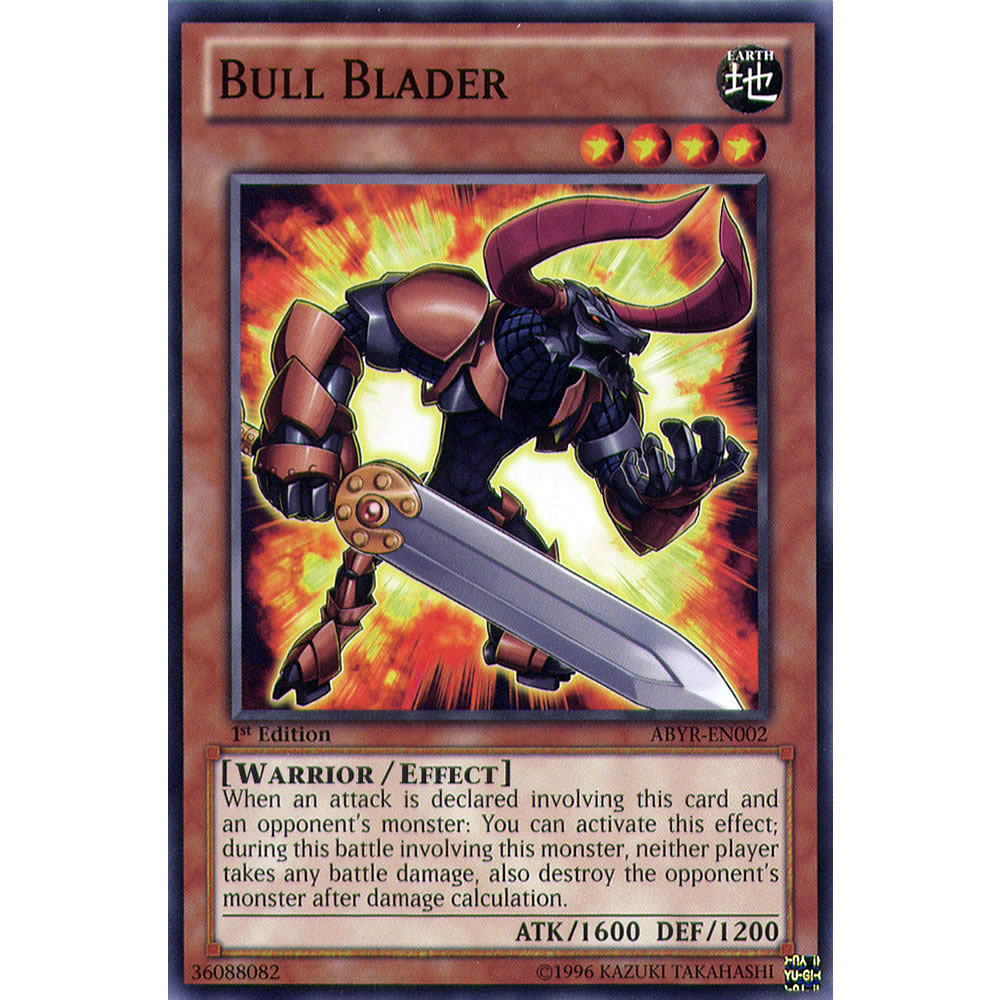 Bull Blader ABYR-EN002 Yu-Gi-Oh! Card from the Abyss Rising Set