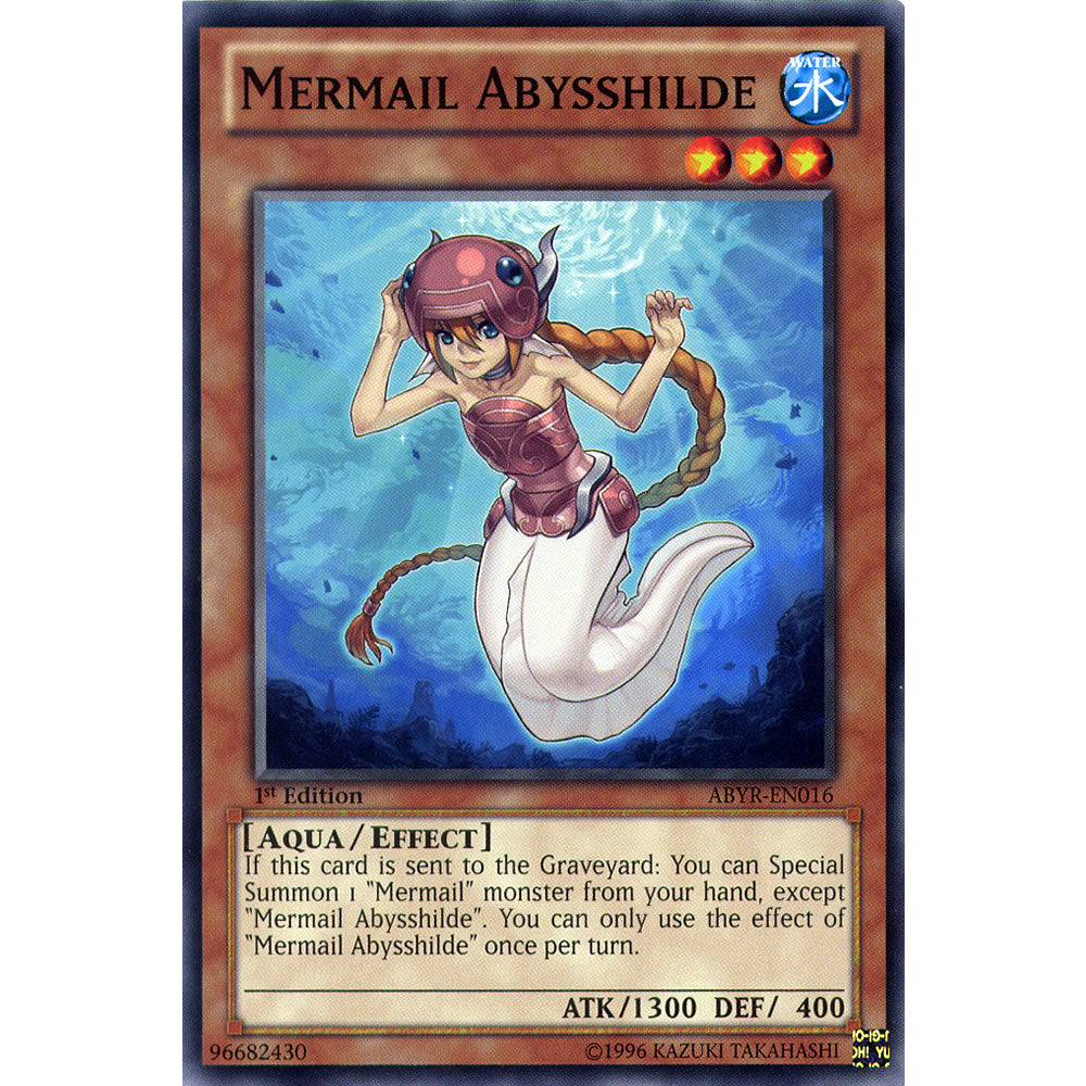 Mermail Abysshilde ABYR-EN016 Yu-Gi-Oh! Card from the Abyss Rising Set