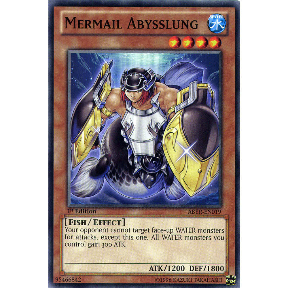 Mermail Abysslung ABYR-EN019 Yu-Gi-Oh! Card from the Abyss Rising Set