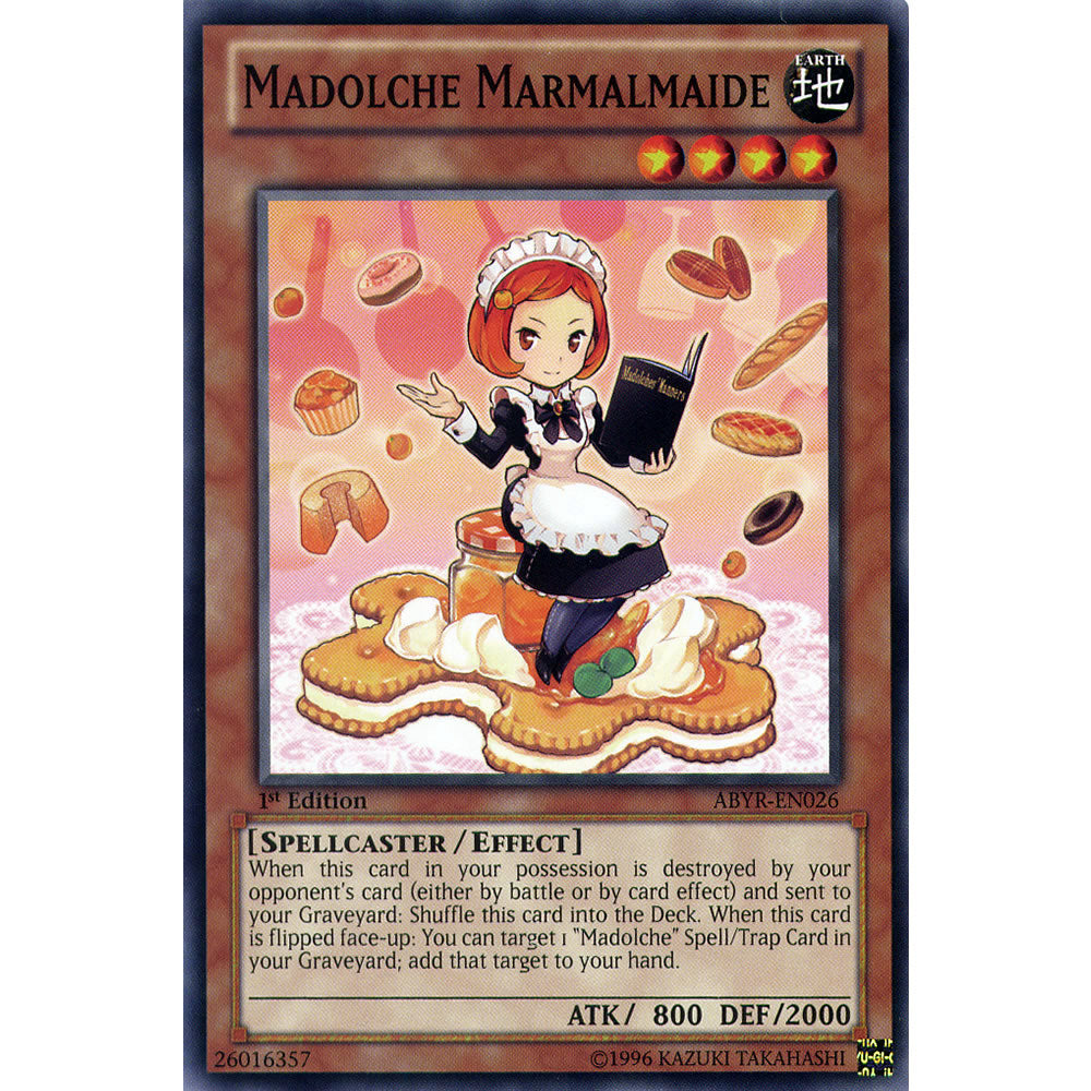 Madolche Marmalmaide ABYR-EN026 Yu-Gi-Oh! Card from the Abyss Rising Set