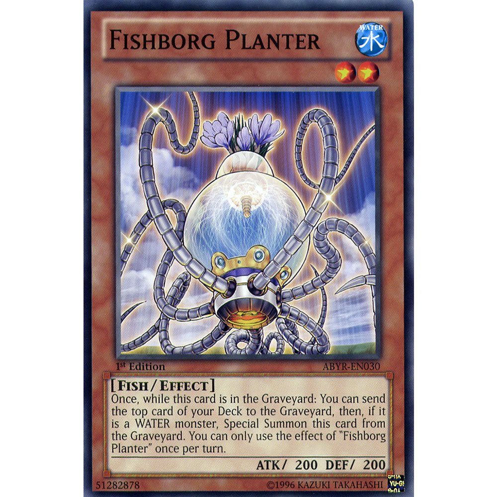Fishborg Planter ABYR-EN030 Yu-Gi-Oh! Card from the Abyss Rising Set