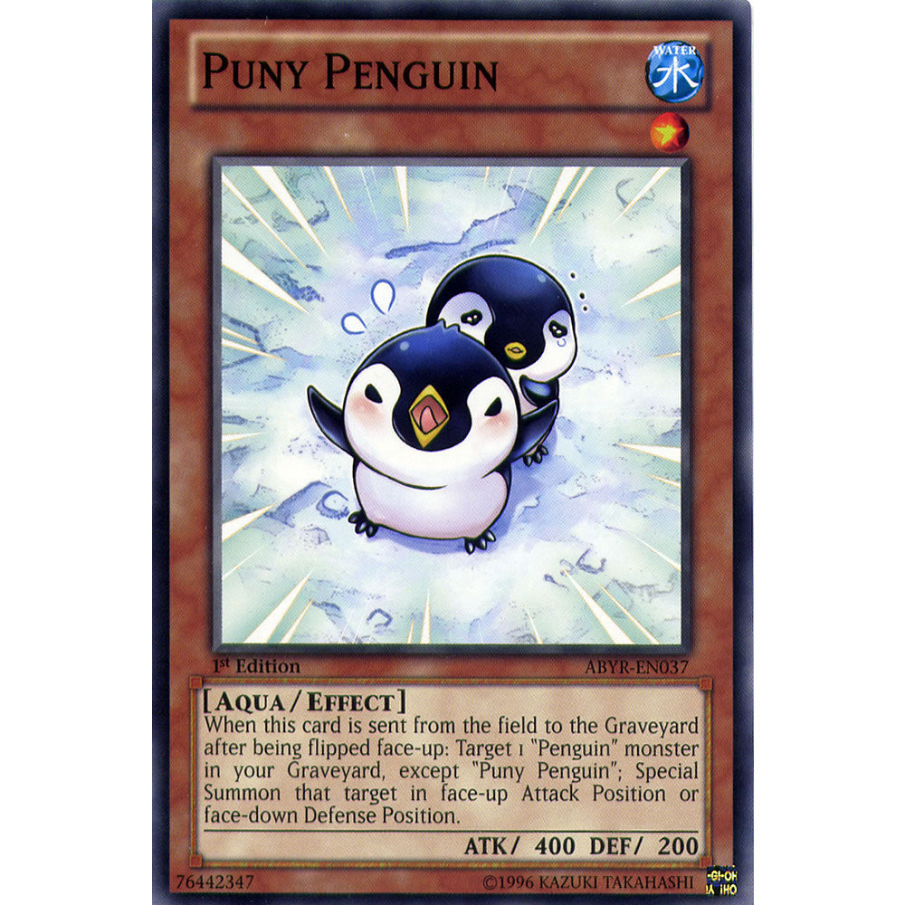 Puny Penguin ABYR-EN037 Yu-Gi-Oh! Card from the Abyss Rising Set