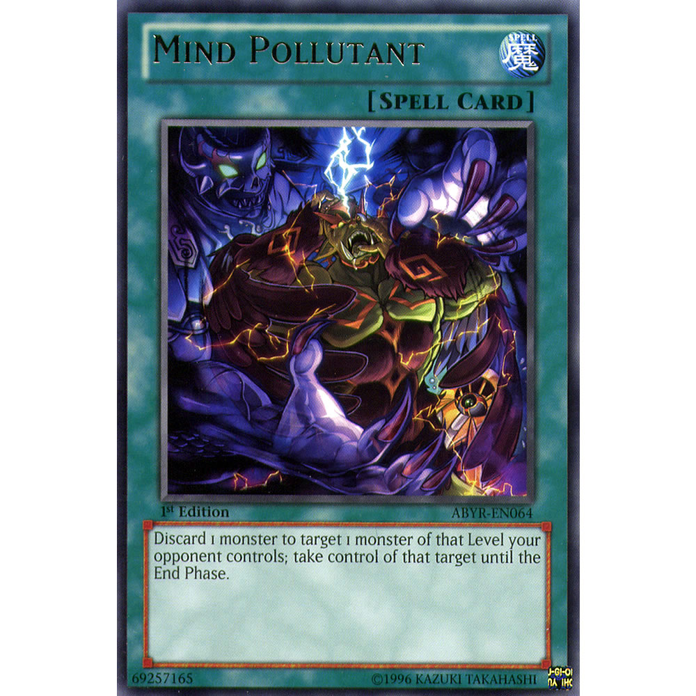 Mind Pollutant ABYR-EN064 Yu-Gi-Oh! Card from the Abyss Rising Set