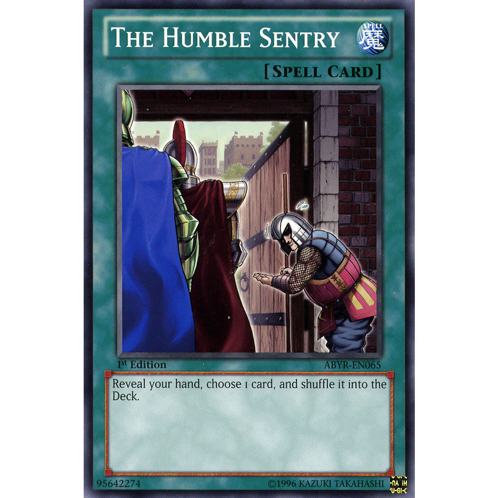 The Humble Sentry ABYR-EN065 Yu-Gi-Oh! Card from the Abyss Rising Set