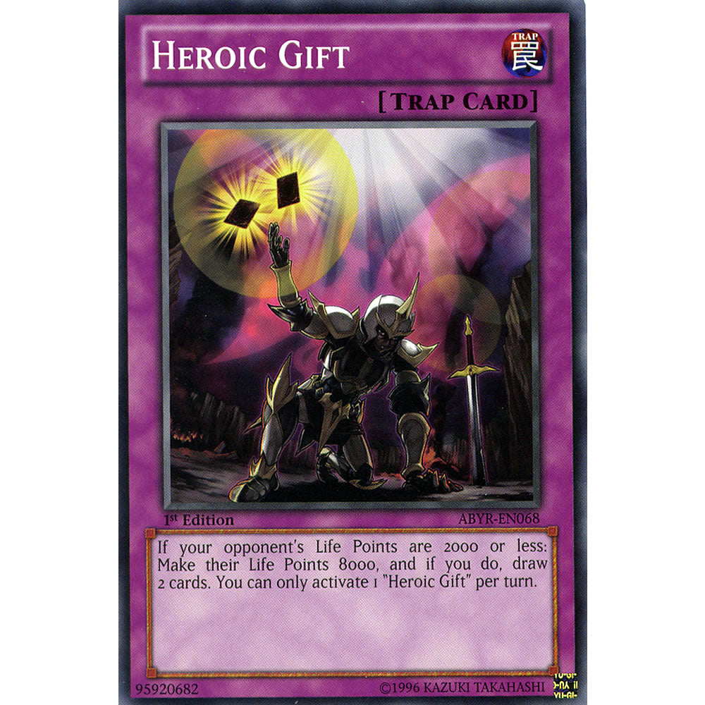 Heroic Gift ABYR-EN068 Yu-Gi-Oh! Card from the Abyss Rising Set