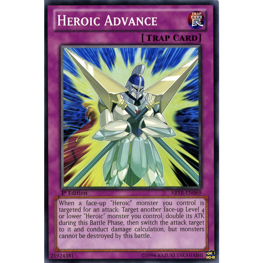 Heroic Advance ABYR-EN069 Yu-Gi-Oh! Card from the Abyss Rising Set