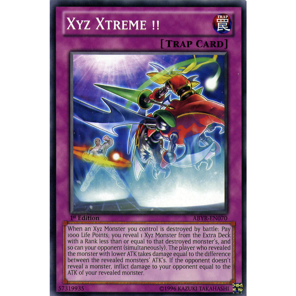 Xyz Xtreme !! ABYR-EN070 Yu-Gi-Oh! Card from the Abyss Rising Set
