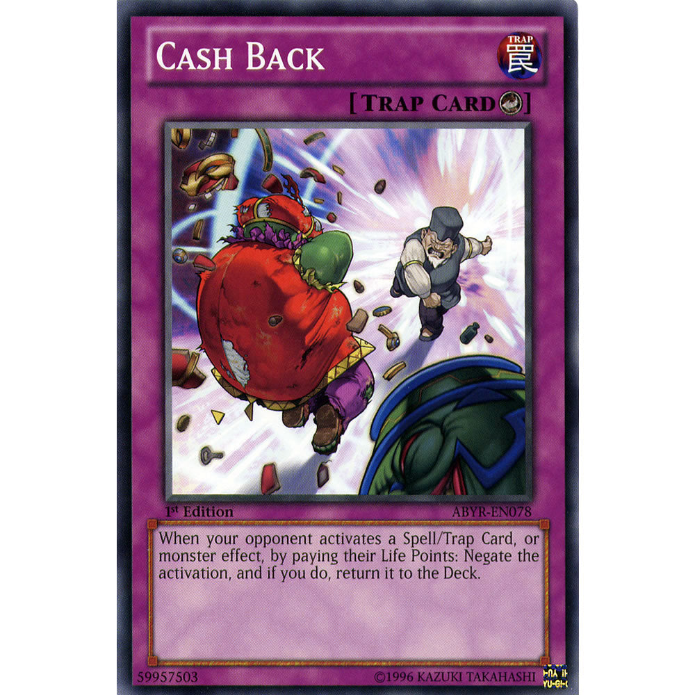 Cash Back ABYR-EN078 Yu-Gi-Oh! Card from the Abyss Rising Set