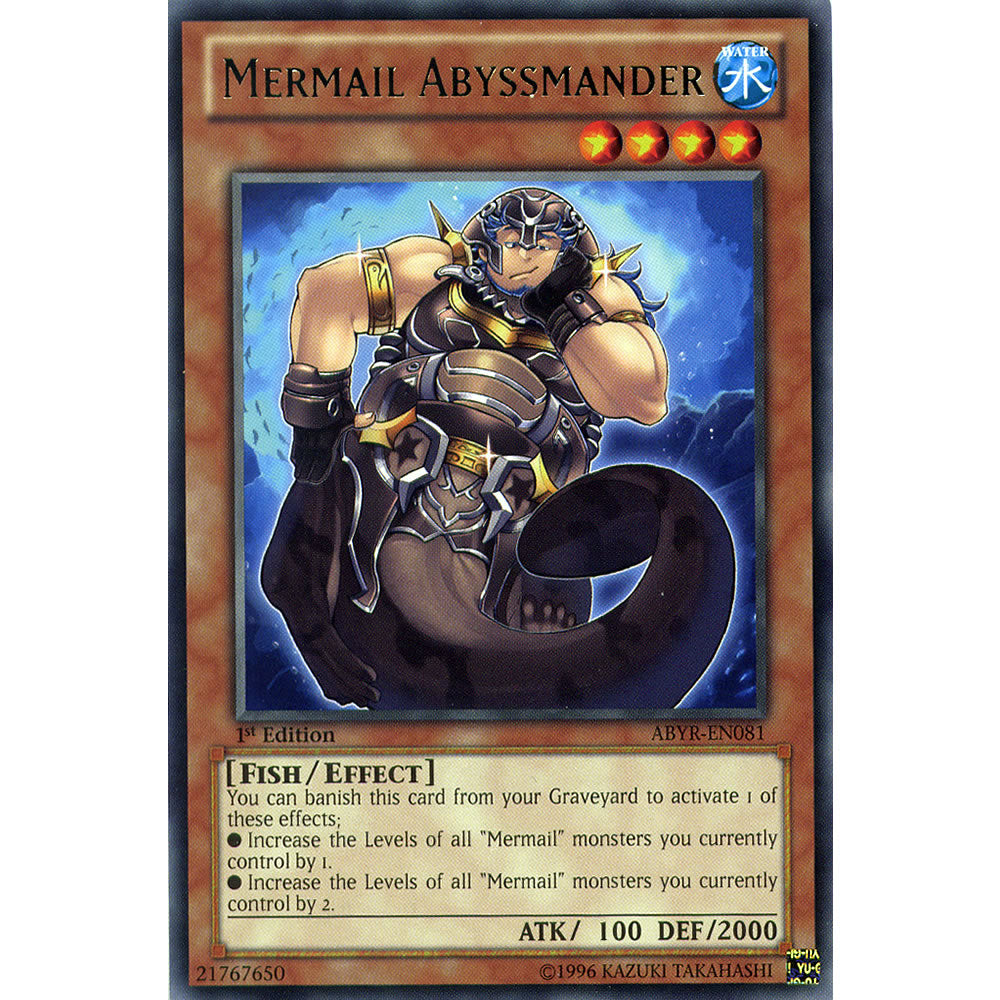 Mermail Abyssmander ABYR-EN081 Yu-Gi-Oh! Card from the Abyss Rising Set