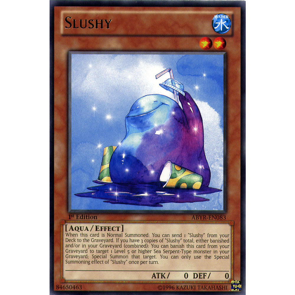 Slushy ABYR-EN083 Yu-Gi-Oh! Card from the Abyss Rising Set