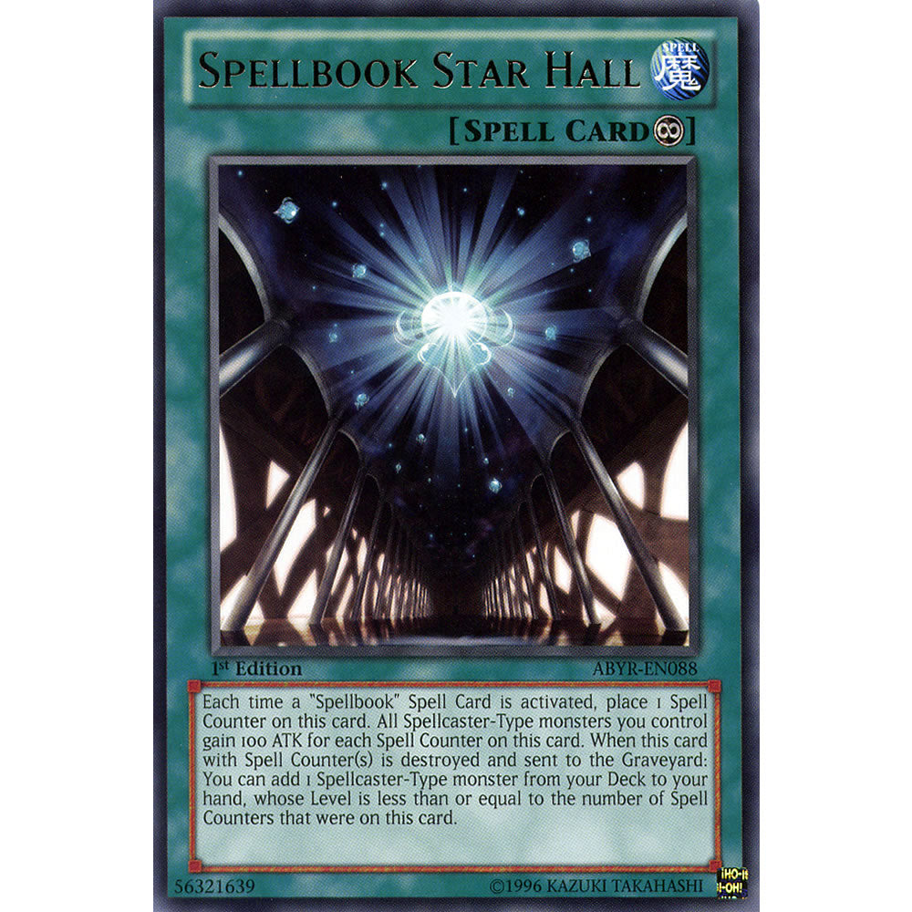 Spellbook Star Hall ABYR-EN088 Yu-Gi-Oh! Card from the Abyss Rising Set