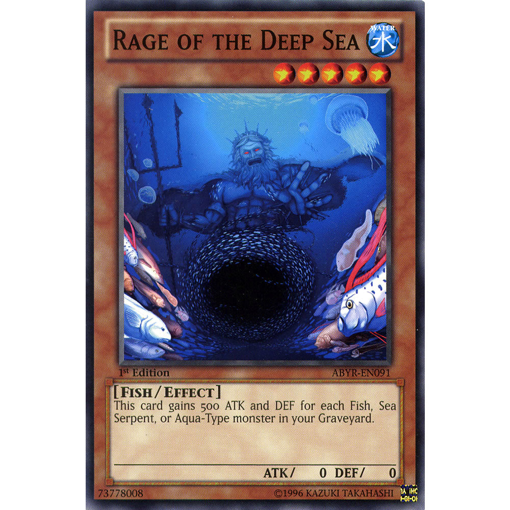 Rage of the Deep Sea ABYR-EN091 Yu-Gi-Oh! Card from the Abyss Rising Set