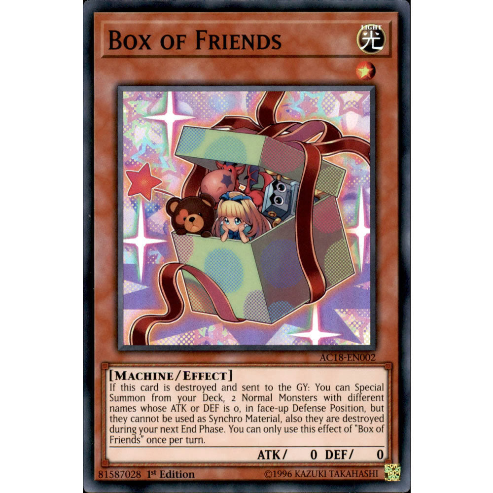 Box of Friends AC18-EN002 Yu-Gi-Oh! Card from the Advent Calendar 2018 Set