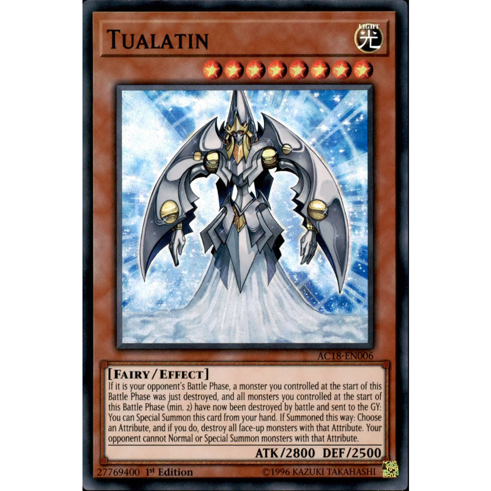 Tualatin AC18-EN006 Yu-Gi-Oh! Card from the Advent Calendar 2018 Set