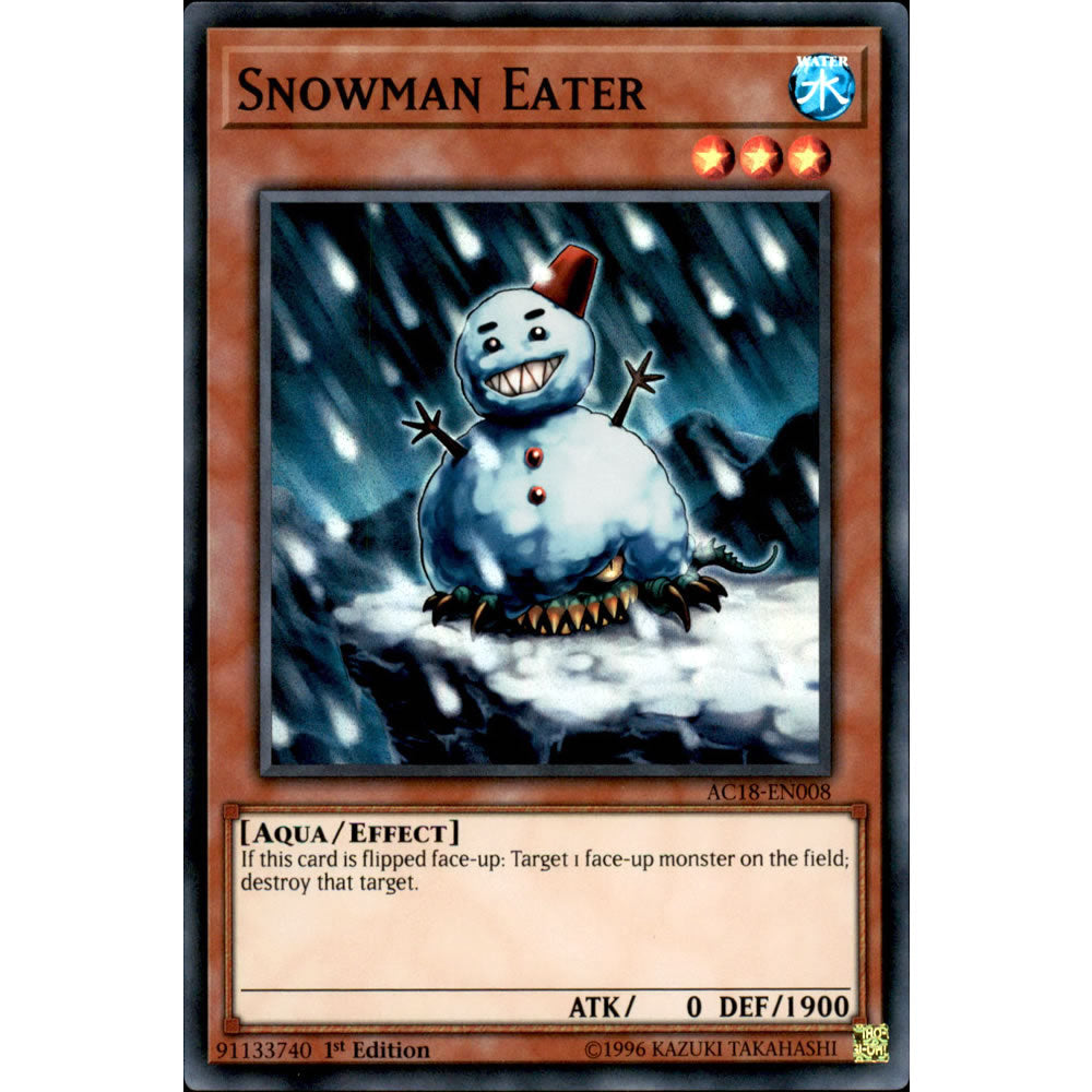 Snowman Eater AC18-EN008 Yu-Gi-Oh! Card from the Advent Calendar 2018 Set