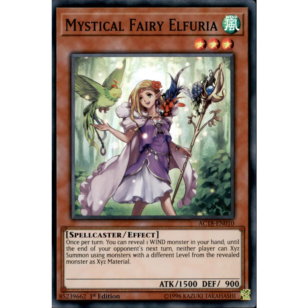 Mystical Fairy Elfuria AC18-EN010 Yu-Gi-Oh! Card from the Advent Calendar 2018 Set