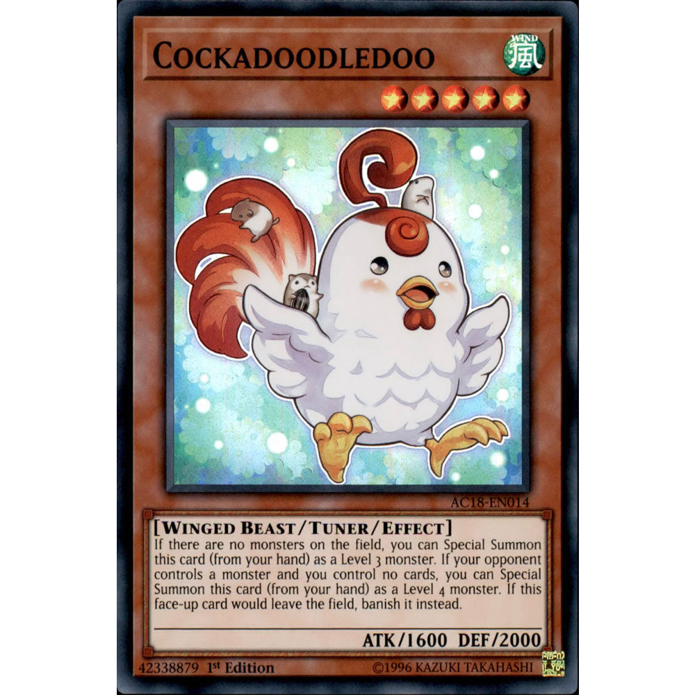 Cockadoodledoo AC18-EN014 Yu-Gi-Oh! Card from the Advent Calendar 2018 Set