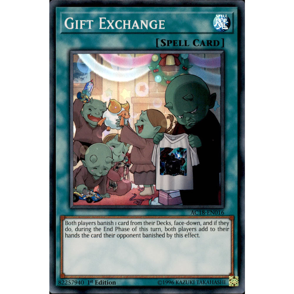 Gift Exchange AC18-EN016 Yu-Gi-Oh! Card from the Advent Calendar 2018 Set