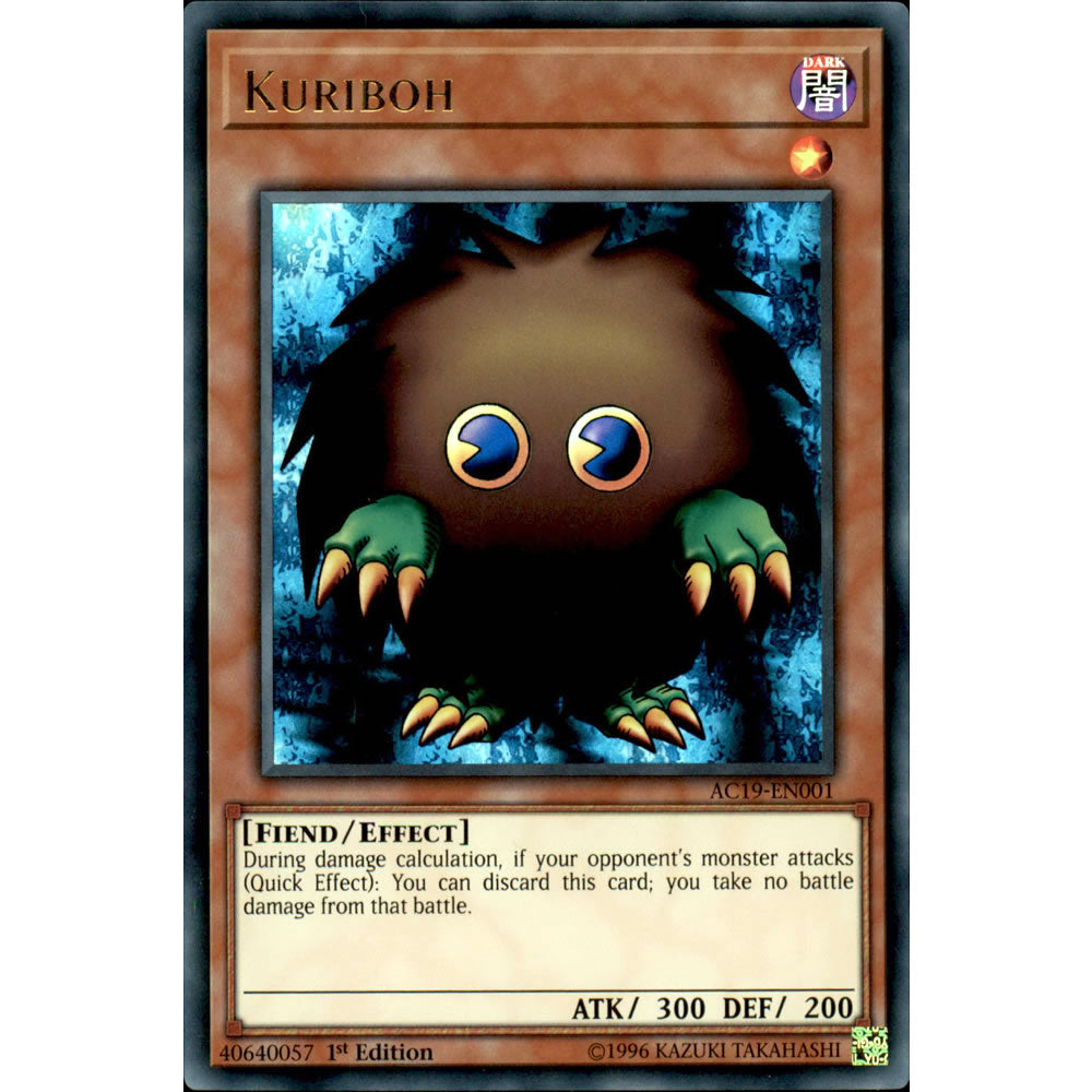 Kuriboh AC19-EN001 Yu-Gi-Oh! Card from the Advent Calendar 2019 Set