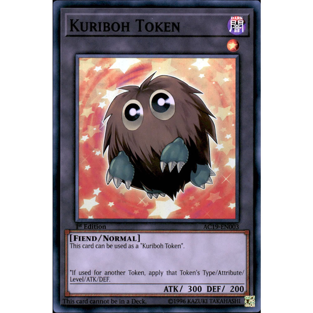 Kuriboh Token AC19-EN003 Yu-Gi-Oh! Card from the Advent Calendar 2019 Set