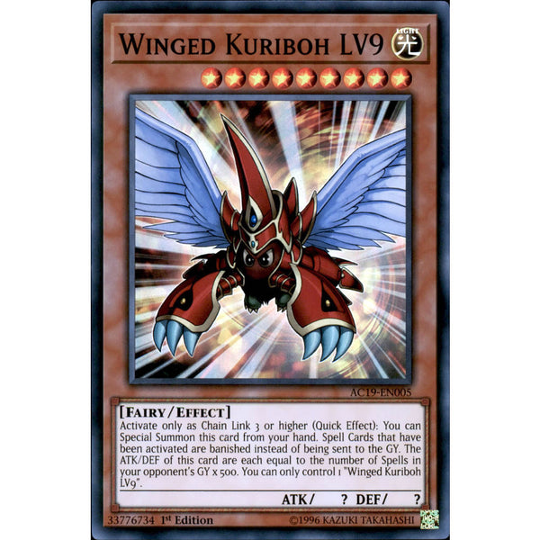 Winged Kuriboh LV9 AC19-EN005 Yu-Gi-Oh! Card
