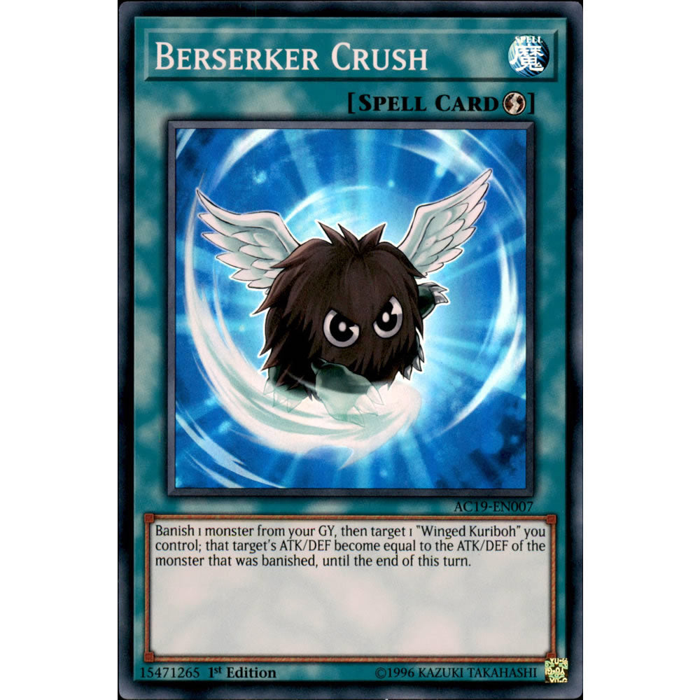 Berserker Crush AC19-EN007 Yu-Gi-Oh! Card from the Advent Calendar 2019 Set